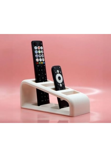 Uzaktan Kumanda Tutucu, 4 Cepli, Tv, Dvd, 4K Çubuk ve Bluray Uzaktan Kumandaları Için Büyük Tutucu, Kalemler, Cep Telefonu Için Uzaktan Kumanda Standı,uzaktan Kumanda Düzenleyici Beyaz