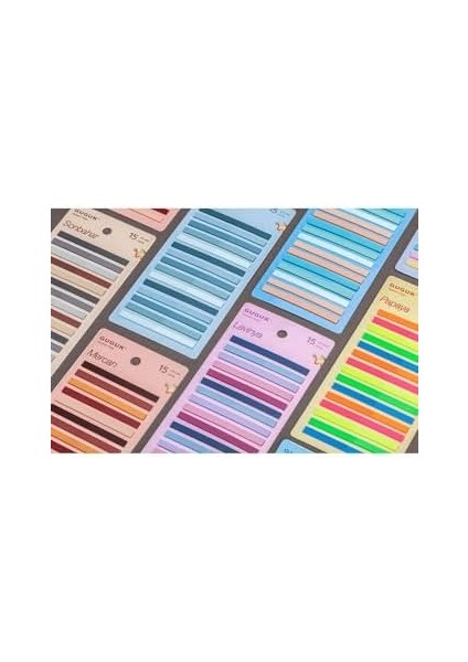 Guguk Sonbahar 15 Renkli Şeffaf Pet Index • Index • • Sticky fiyatları