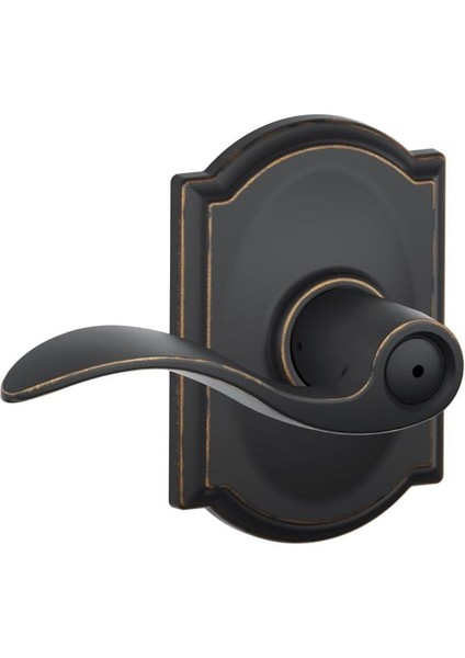 F40 Acc 716 Cam Camelot Privacy Lever, Aged Bronze, Ne