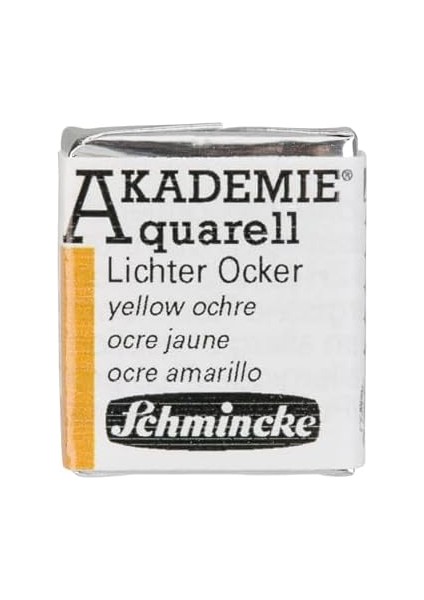 Akademie Aquarell Yarım Tablet Sulu Boya 660 Yellow Ochre