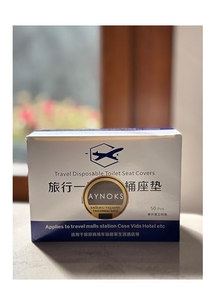 Aynoks Tek Kullanımlık Klozet Kapak Örtüsü, Su Geçirmez Malzeme, 50 Adet, Seyahat Için Taşınabilir, Hijyenik Tuvalet Koruyucu fiyatları