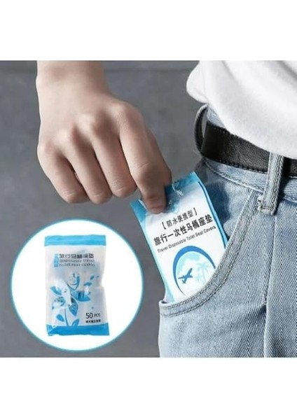 50 Adet Tek Kullanımlık Klozet Örtüsü Klozet Poşeti Klozet Kapak Örtüsü fiyatları