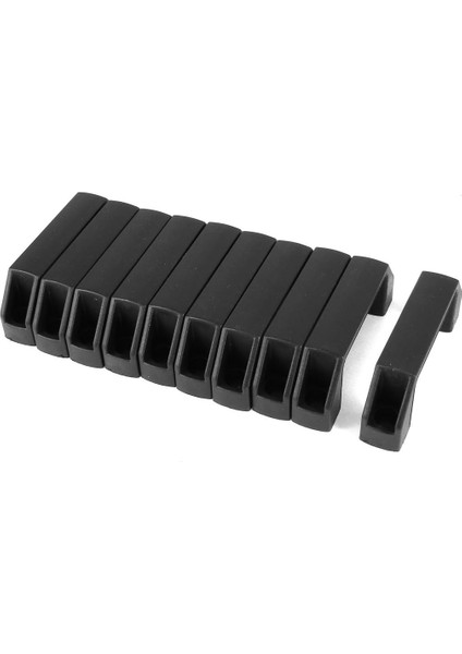 Plastik Dolap Çekmece Kulpu, 106MM, Siyah, 10&apos;lu Paket fiyatları