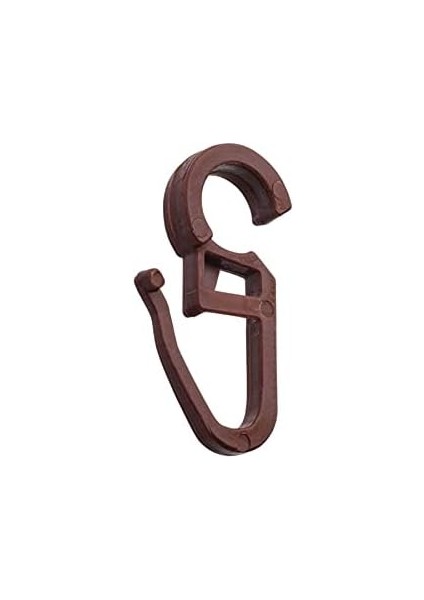 Rustik Perde Klipsi Perde Klips 30 Adet Kahverengi