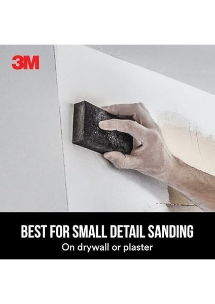 Geniş Alan Alçıpan Zımpara Süngeri, 4.9 "x 2.9" x 1", Ince/orta modelleri