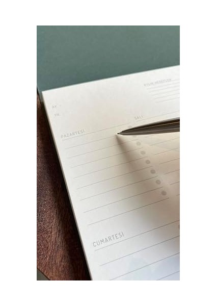 Tarihsiz Planlayıcı, A4 Boyutunda (21CM x 29.7cm) (Haftalık Planlayıcı) modelleri