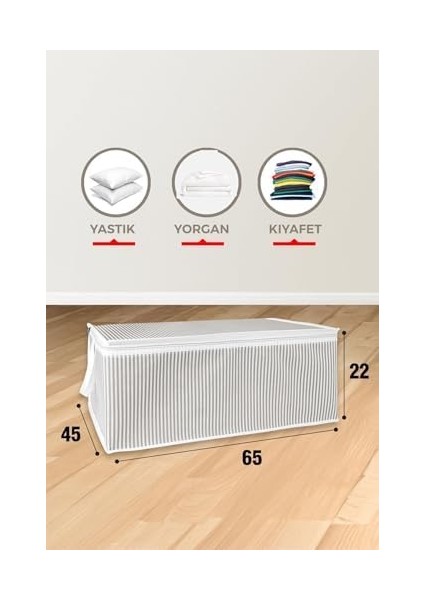 Pazar Kapısı Altı Düzenleyici Kumaş Hurç Büyük Boy Organizer (65 x 45 x 22) (3 Adet Gri Büyük Boy) fiyatları