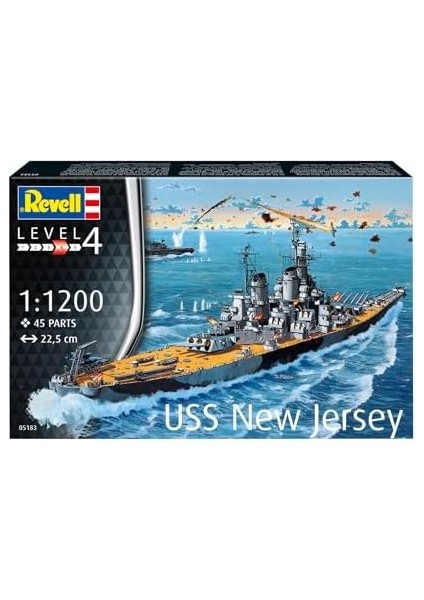 Battleship Uss New Jersey Oyuncak Gemi modelleri