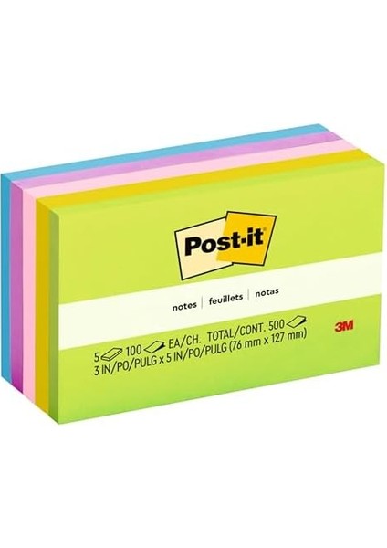 Notlar, 3x3 Inç, 5 Ped, Amerika&apos;nın 1 Numaralı Favori Yapışkan Notları, Çiçekli Fantezi Koleksiyonu, Kalın Renkler, Temiz Çıkarma, Geri Dönüştürülebilir (R330-AN) fiyatları