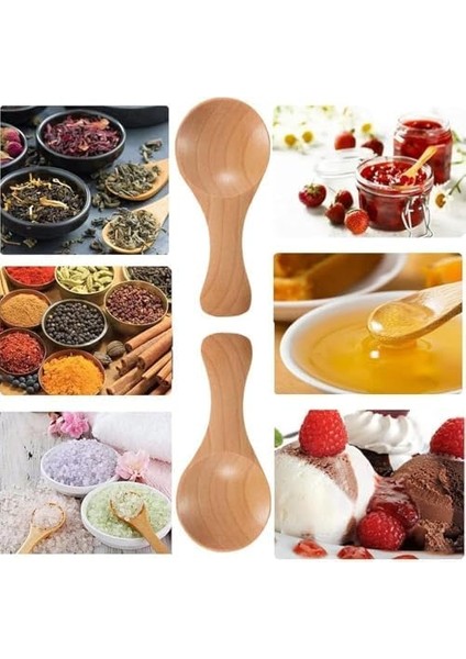 Küçük Ahşap Çay Kaşığı, 10 Adet El Yapımı Dondurma Kaşığı, Masif Ahşap Bal Kaşığı, Günlük Kullanım Için Kısa Saplı Ahşap Kaşıklar, Çeşni Kaşığı Seti, 8cm 3.2cm fiyatları