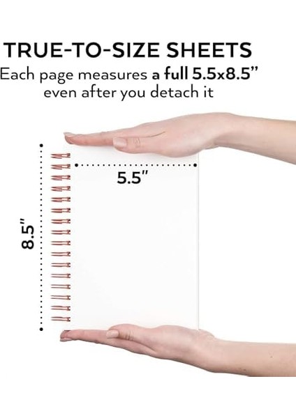 Sulu Boya Kağıdı Boyama Bloğu 3&apos;lü Set, Her Sulu Boya Bloğu Için 30 Yaprak 13,9 cm x 21,6 Cm, 300 G/m² Soğuk Preslenmiş Asit Içermeyen Sulu Boya Kağıdı, Sulu Boya ve Karışık Medya Için