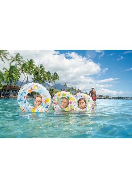 59230 Sevimli Desenli Simit 51 Cm, Su Sporları, Plaj Malzemesi, Şişme Ürün, Yüzme Aksesuarı, Kamp, Dalış, Güvenlik fiyatları