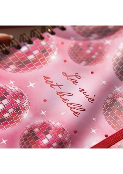 2026 A5 Spiralli Renkli Haftalık Ajanda 12 Aylık – Motivasyon Sayfalı Disco fiyatları