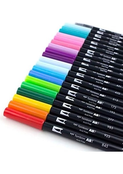 56193 Ikili Fırça Kalem Sanat Işaretleyicileri, Mükemmel Karışımlar, 20&apos;li Paket Karıştırılabilir, Fırça ve Ince Uçlu Işaretleyiciler fiyatları