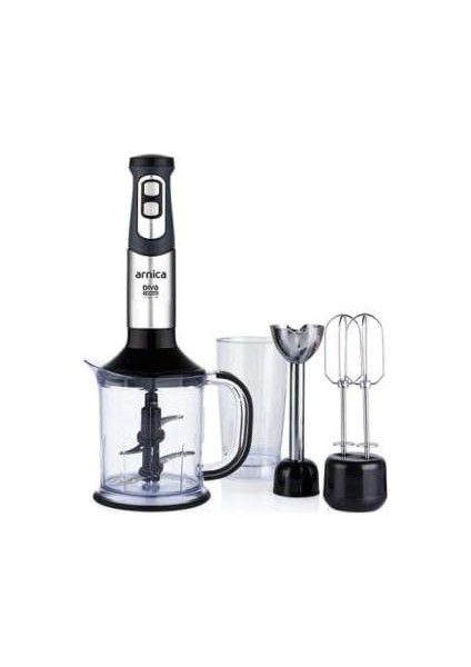 GH21592 Diva El Seti, 1200W, 1.2 L Hazne, Paslanmaz Çelik Bıçak, Gümüş