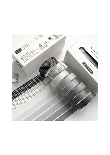 Guguk Temalı 8 Renkli Washi Bant • Sticky