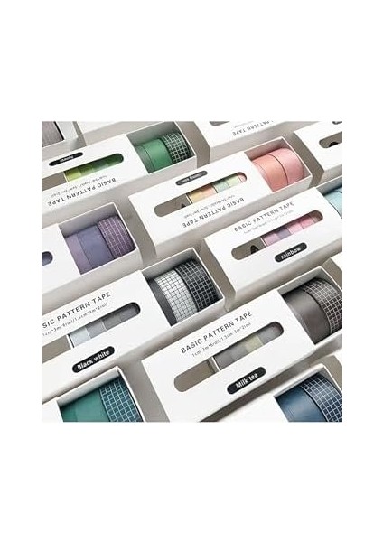 Guguk Temalı 8 Renkli Washi Bant • Sticky modelleri