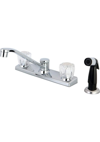 FB122 7-11/16-Inç Bacalı Reach Columbia 8-Inç Mutfak Bataryası Yan Püskürtücü, Parlak Krom fiyatları