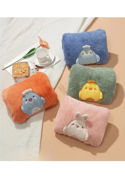 Sevimli Hayvan Figürlü El Geçmeli Yumuşak Peluş Sıcak Su Torbası | 1 Litre fiyatları