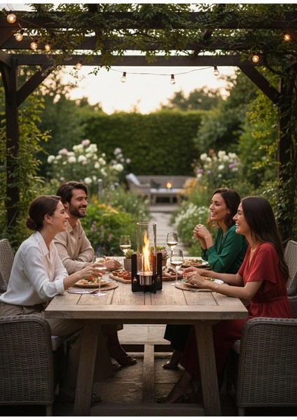 Bioetanol Şömine Kokusuz Dumansız Sıvı Yakıtlı Pratik Masaüstü Taşınabilir Şömine fırsatları