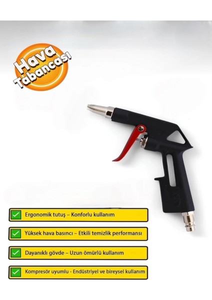 Profesyonel Hava Üfleme Tabancası Havalı