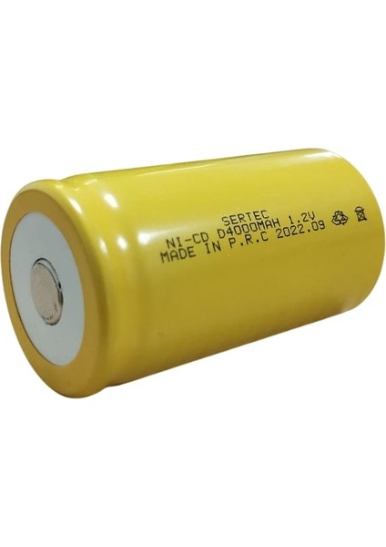 1.2V 4000 Mah - D Büyük Boy - Ni-Cd Şarjlı - (Başsız / Flat Head) fiyatları