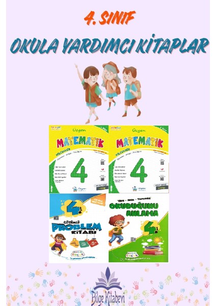4.sınıf Beceri Temelli Matematik Yolculuğu +Çözümlü Problem Kitabı+ Okuduğunu Anlama