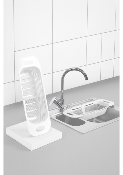 Ayarlanabilir Sürgülü Lavabo Süzgeci – Mutfak Için Pratik ve Şık Tasarım Beyaz 722438 fırsatları