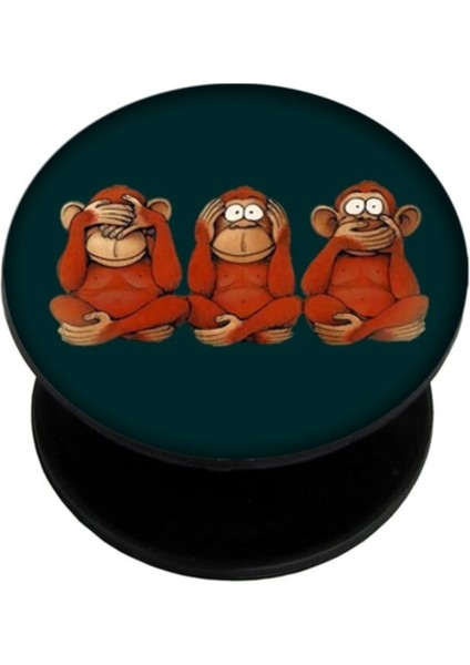 Popsocket Dijital Baskılı Telefon Tutacağı Telefon Parmak Tutucu Popsoket PS1865