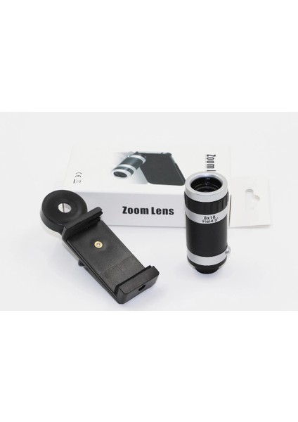 8X18 Zoom Teleskop Telefon Lensi El Dürbünü fiyatları