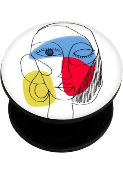 Popsocket Dijital Baskılı Telefon Tutacağı Telefon Parmak Tutucu Popsoket PS2012