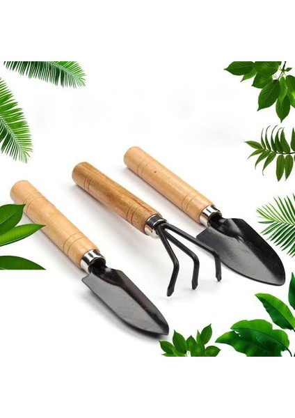 Ahşap Hobi Bahçe Seti 3 Adet