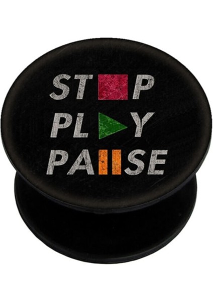 Popsocket Dijital Baskılı Telefon Tutacağı Telefon Parmak Tutucu Popsoket PS1235