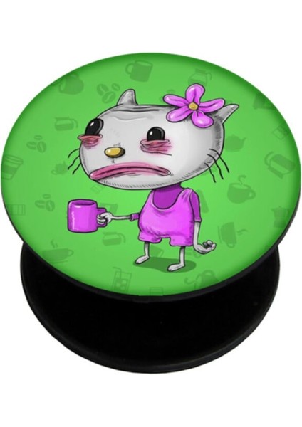 Popsocket Dijital Baskılı Telefon Tutacağı Telefon Parmak Tutucu Popsoket PS1896