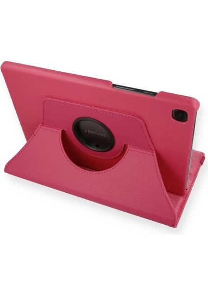 Tab A7 10.4 Kılıf 360 Tablet Deri Kılıf - PEMBE-(5796)