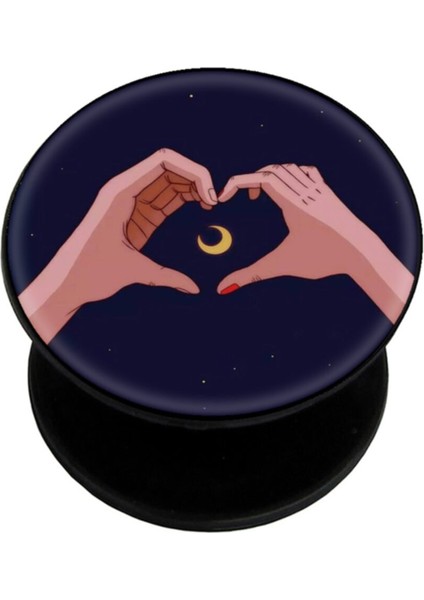 Popsocket Dijital Baskılı Telefon Tutacağı Telefon Parmak Tutucu Popsoket PS1139