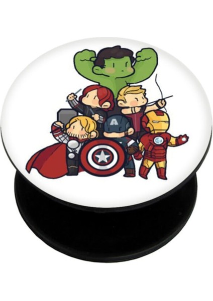 Popsocket Dijital Baskılı Telefon Tutacağı Telefon Parmak Tutucu Popsoket PS2133