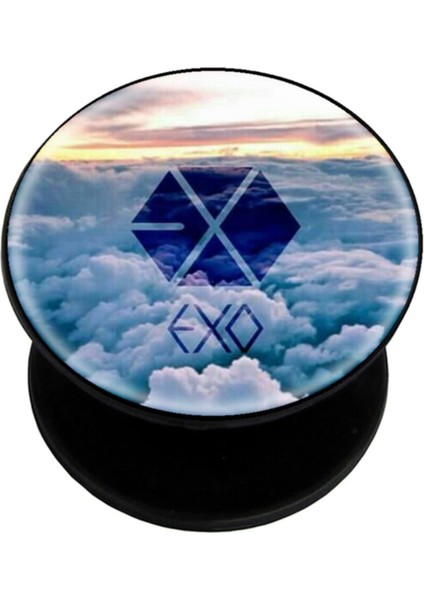 Popsocket Dijital Baskılı Telefon Tutacağı Telefon Parmak Tutucu Popsoket PS1136