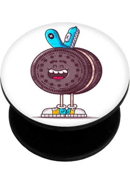 Popsocket Dijital Baskılı Telefon Tutacağı Telefon Parmak Tutucu Popsoket PS1302