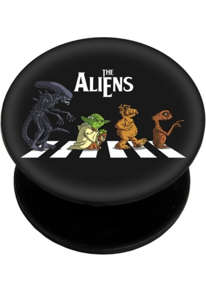 Popsocket Dijital Baskılı Telefon Tutacağı Telefon Parmak Tutucu Popsoket PS1471