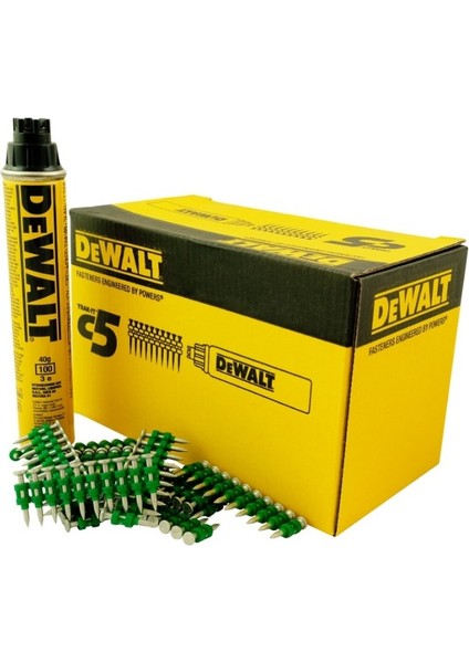 DDF6500025 Gazlı Beton Çakma Çivisi 20 mm (700’LÜ) + Gaz Kartuşu Dahil