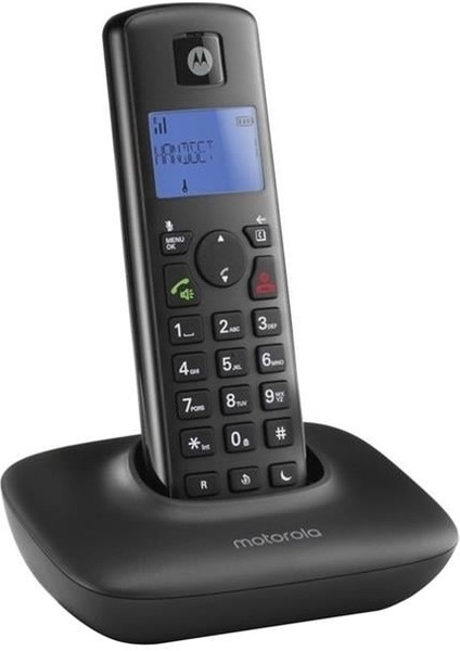 T401+ Dect Telsiz Sabit Hat Telefon Siyah