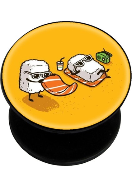 Popsocket Dijital Baskılı Telefon Tutacağı Telefon Parmak Tutucu Popsoket PS1141