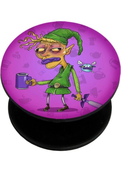 Popsocket Dijital Baskılı Telefon Tutacağı Telefon Parmak Tutucu Popsoket PS1884