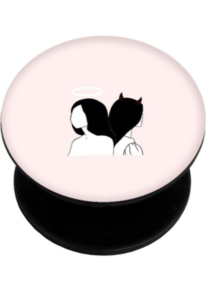 Popsocket Dijital Baskılı Telefon Tutacağı Telefon Parmak Tutucu Popsoket PS1590