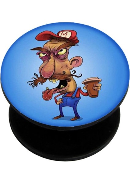 Popsocket Dijital Baskılı Telefon Tutacağı Telefon Parmak Tutucu Popsoket PS1854