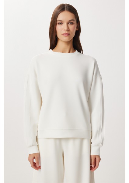 Yumuşak Modal Eşofman Takımı LCR0096 Krem fırsatları