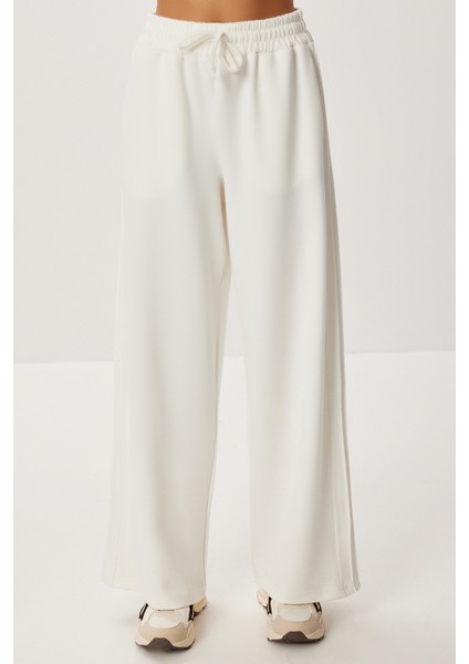 Yumuşak Modal Eşofman Takımı LCR0096 Krem