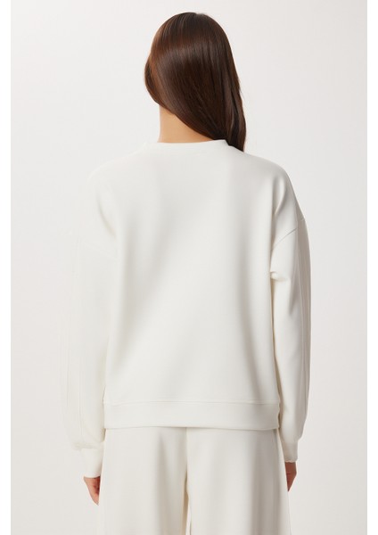 Yumuşak Modal Eşofman Takımı LCR0096 Krem