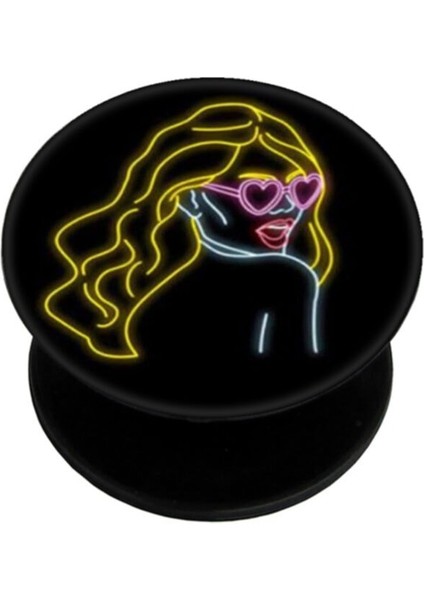 Popsocket Dijital Baskılı Telefon Tutacağı Telefon Parmak Tutucu Popsoket PS1818